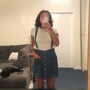 🦋Cute denim “Overall” skirt/overdress🦋